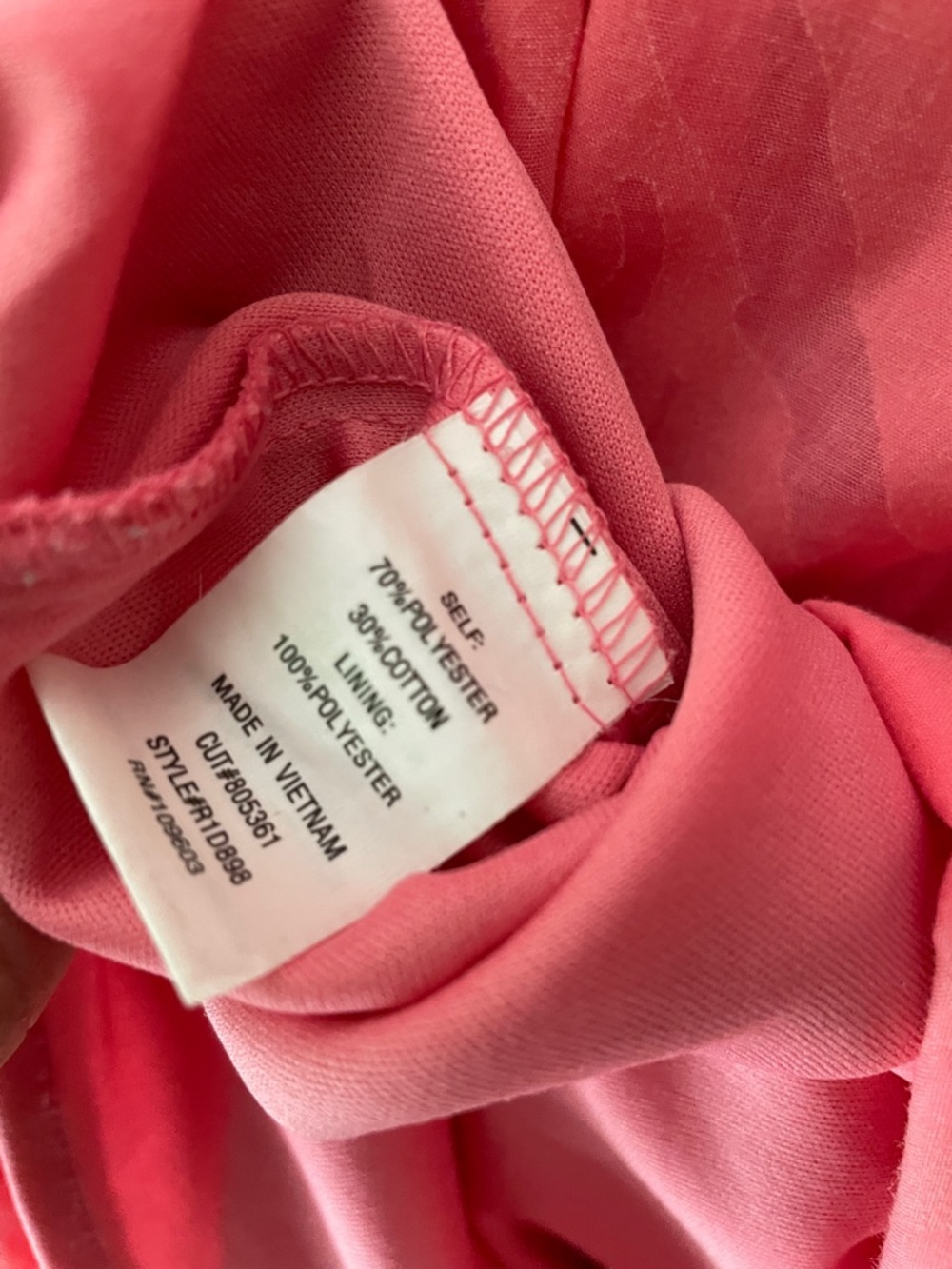 Rabbit Rabbit Rabbit designs plus size vintage pink dress - Picture 4 of 4